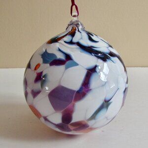 Vintage Hand Blown Glass Ornament Art Glass Christmas Michael Trimpol